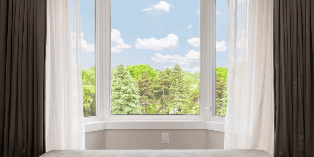 Curtains for bay windows